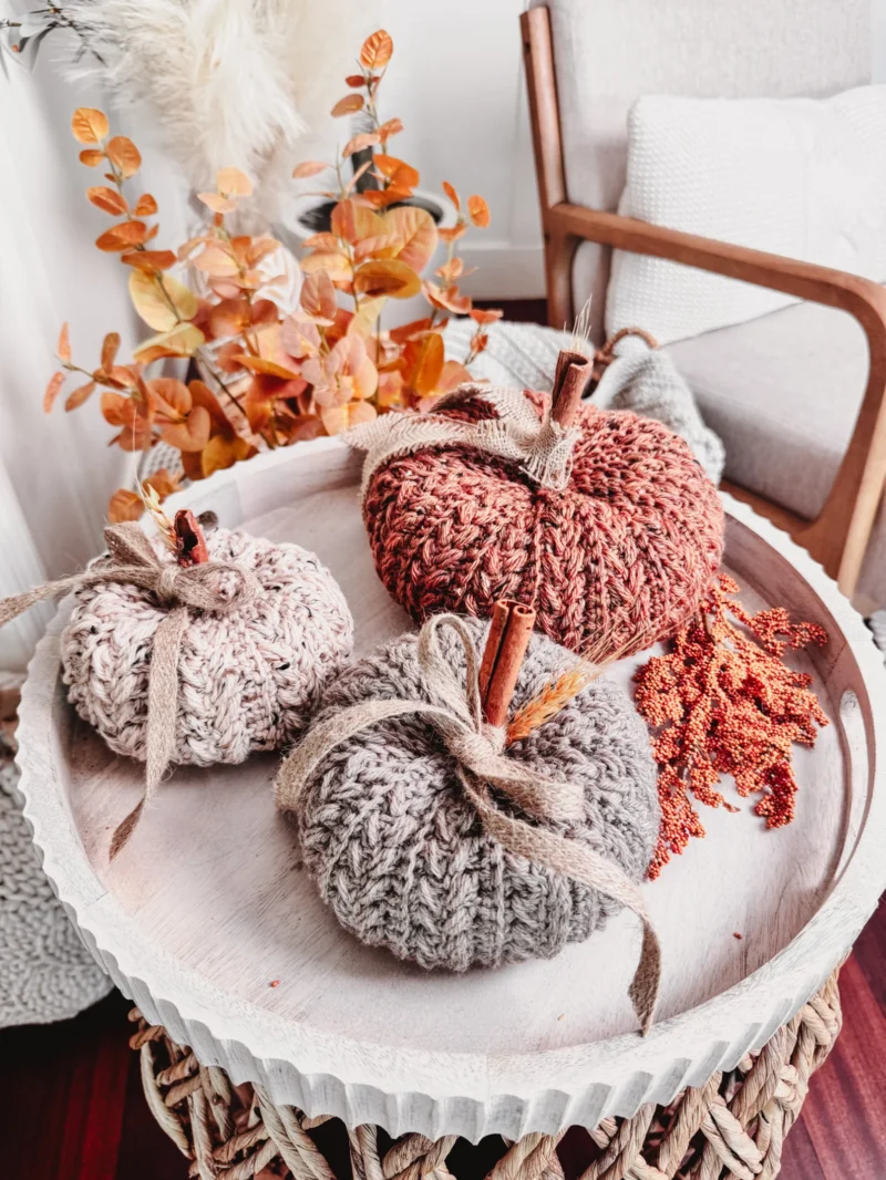 Pumpkin Spice Crochet Trio Pattern | Easy Fall Decor Pumpkins PDF - Image 6