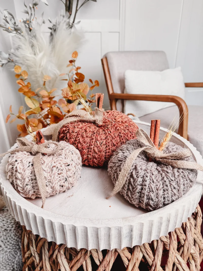 Pumpkin Spice Crochet Trio Pattern | Easy Fall Decor Pumpkins PDF - Image 8