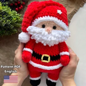 Santa Claus Amigurumi Crochet Pattern | Magic Santa Christmas PDF (English)