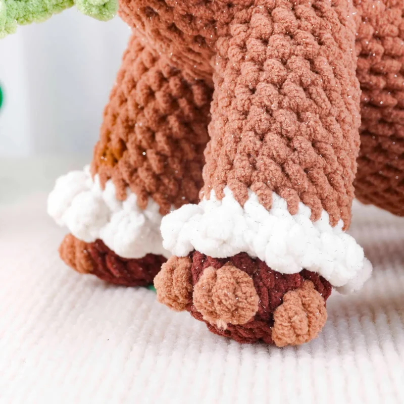 Gingerbread Dragon Crochet Pattern – Christmas Amigurumi Plushie (PDF Tutorial) - Image 6