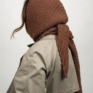 Como Hooded Crochet Scarf Pattern PDF