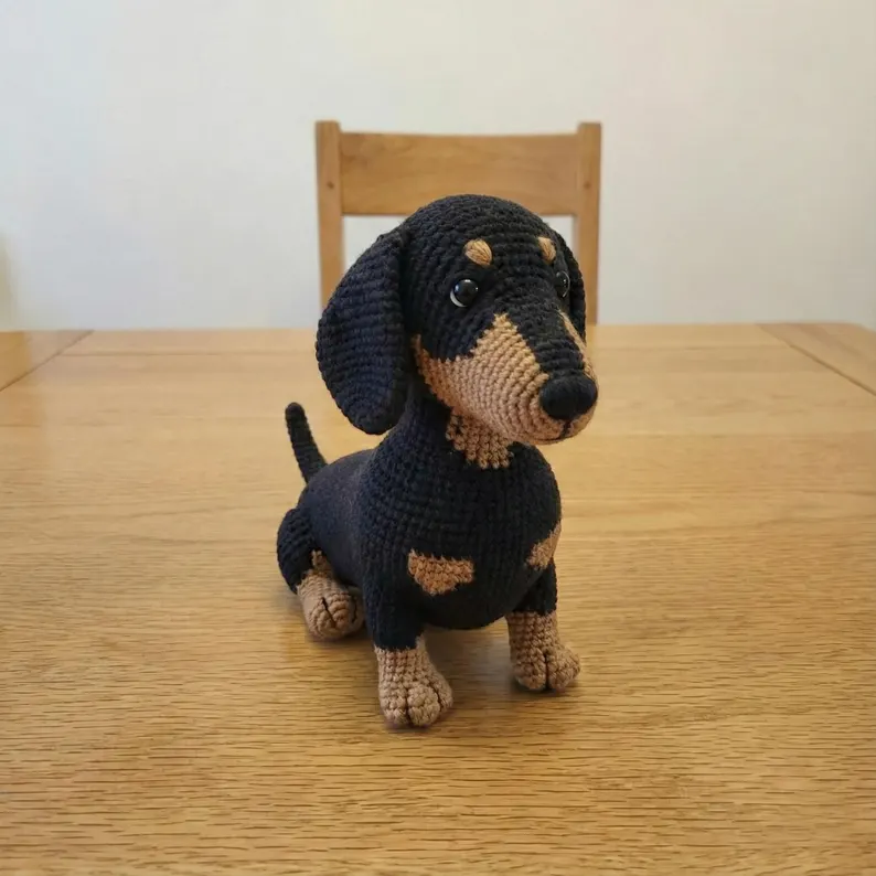 Dachshund Crochet Pattern Bundle (2-in-1 PDF English)